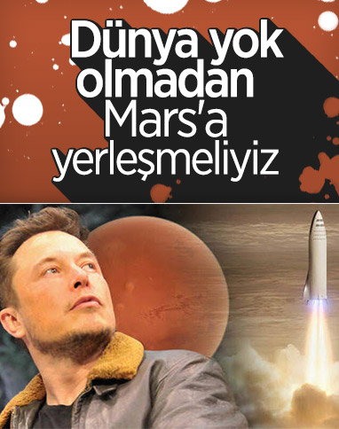 Elon Musk: Mars'a yerleşim yeri kurmak için acele etmeliyiz