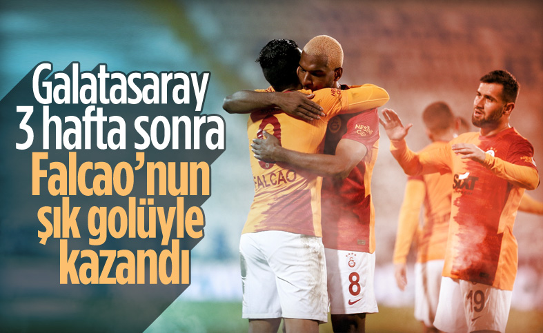 10 kişi kalan Galatasaray, BB Erzurumspor'u yendi