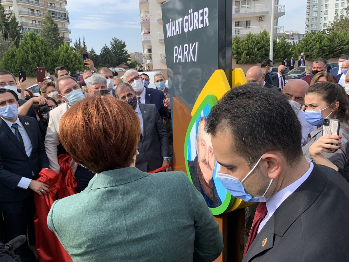 Meral Akşener cried at the opening of the park named after her brother in İzmir # 3