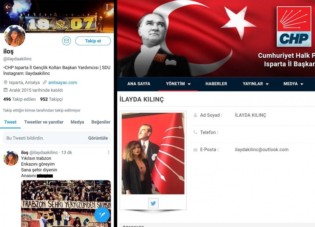 CHP li Gençlik Kolları Başkan Yardımcısı İlayda Kılınç, görevinden alındı #1
