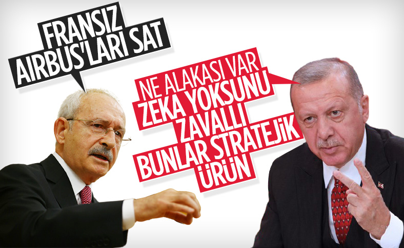 Cumhurbaşkanı Erdoğan'dan Kılıçdaroğlu'na 'Fransız uçaklarını satın' eleştirisi
