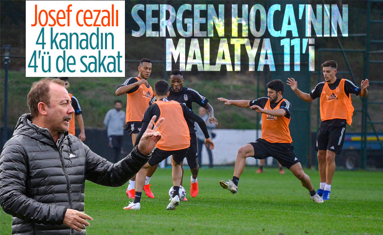 Sergen Yalçın'ın Yeni Malatyaspor maçı 11'i