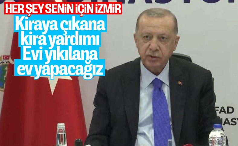 Cumhurbaşkanı Erdoğan, İzmir'de