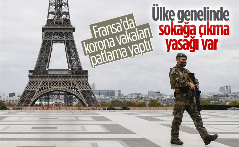 Fransa'da, son 24 saatte 49 bin 215 yeni vaka tespit edildi