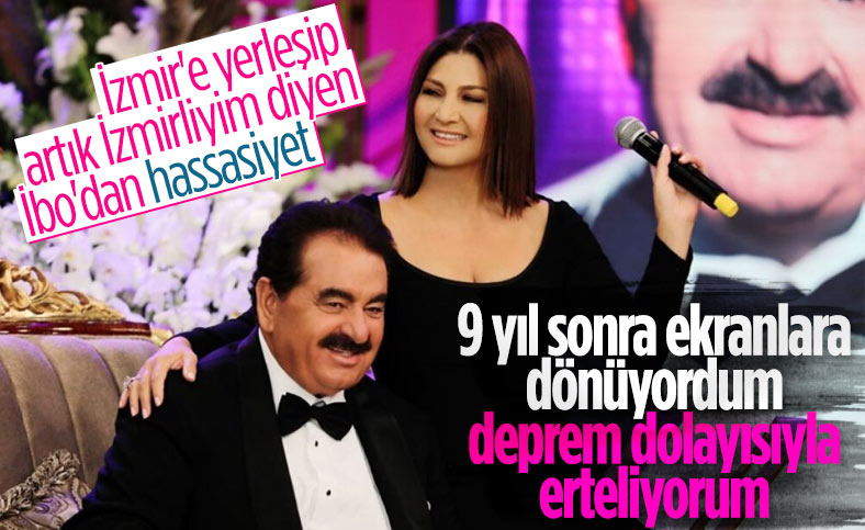 İbo Show, İzmir depremi nedeniyle ertelendi