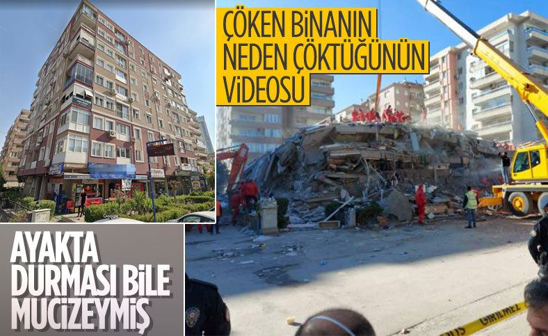 İzmir depreminde yıkılan binada kullanan malzemeler kalitesiz çıktı