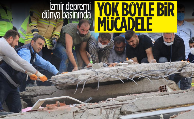 İzmir depremi dünya basınında