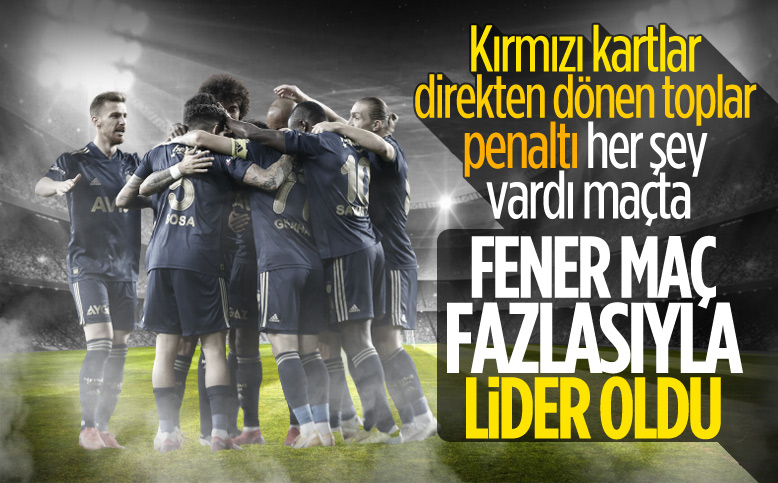 Fenerbahçe, Antalyaspor'u 2 golle geçti