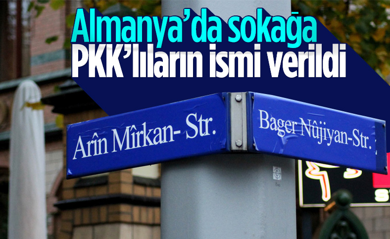 Almanya'da sokağa PKK'lıların ismi verildi
