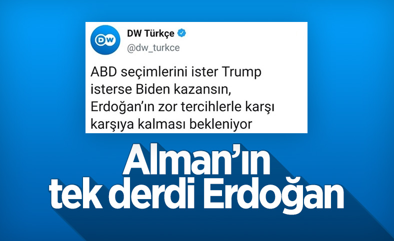 Deutsche Welle'den ABD seçimlerinde Erdoğan paylaşımı