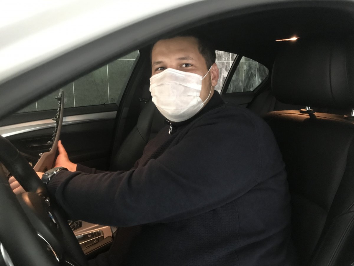 In Beylikdüzü, the phantom instrument panel was stolen in vehicle # 4