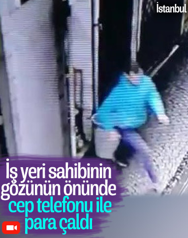 Zeytinburnu'nda telefon ve para çalan hırsız kaçmaya çalıştı