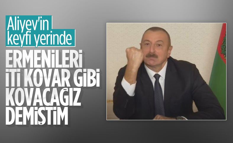 Aliyev: Paşinyan anlaşmayı sıçan gibi imzalayacak