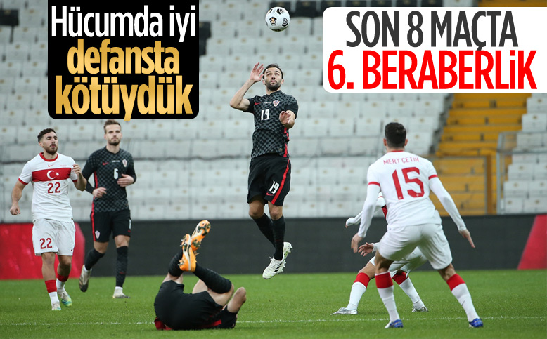 A Milli Takımımız, Hırvatistan ile berabere kaldı