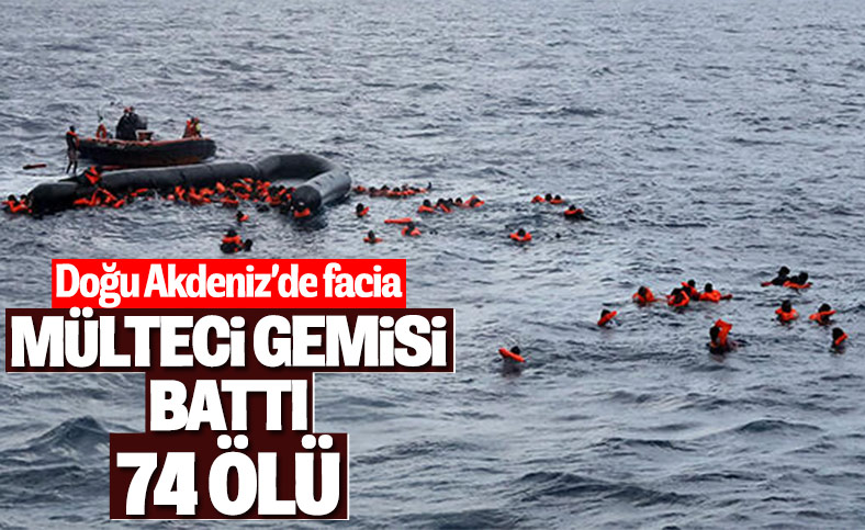 Libya'da mülteci teknesi battı: 74 ölü