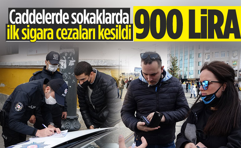 İstanbul'da ilk sigara cezaları kesildi