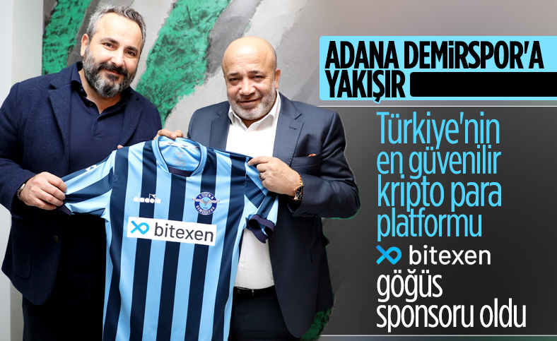 Bitexen Teknoloji, Adana Demirspor'un yeni sponsoru oldu