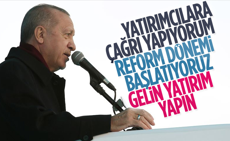 Cumhurbaşkanı Erdoğan: Reform dönemini başlatıyoruz