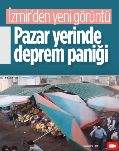 İzmir depremine ait yeni görüntüler ortaya çıktı