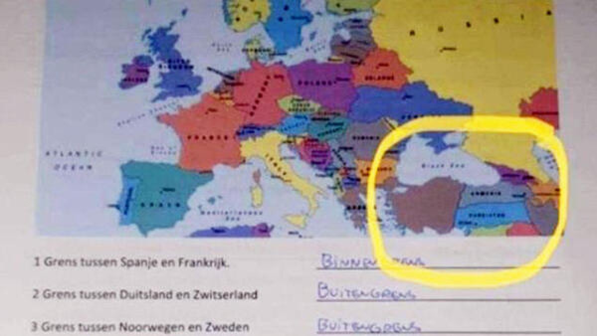 Hollanda da okul müfredatına, Türkiye yi parçalanmış gösteren harita koyuldu #2