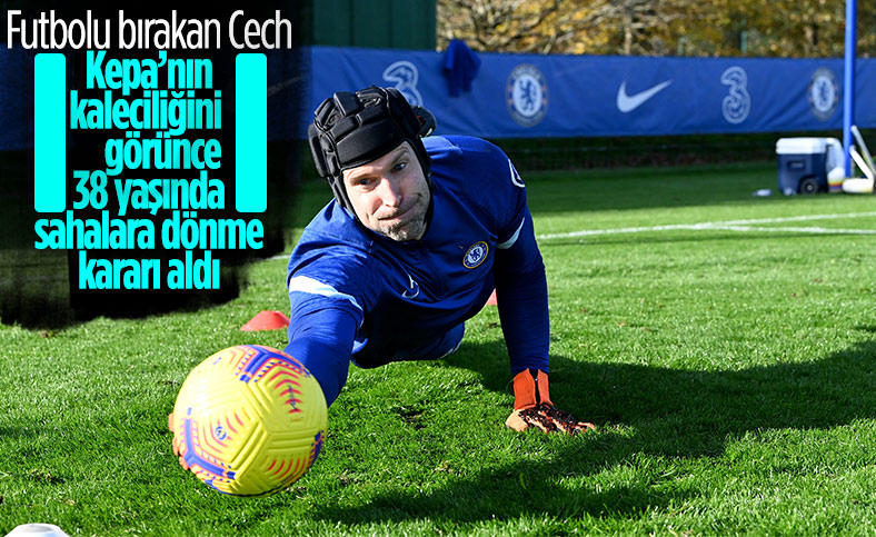 Petr Cech Chelsea'de idmanlara çıkıyor