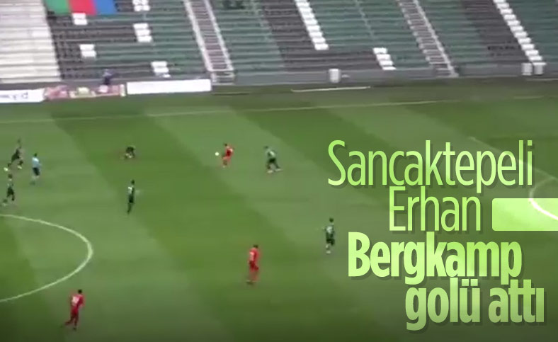 Sancaktepeli Erhan Şentürk'ten Bergkamp golü