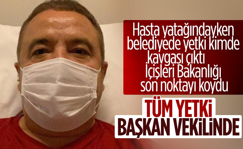 Antalya Büyükşehir Belediyesi'nde yetki başkan vekilinde