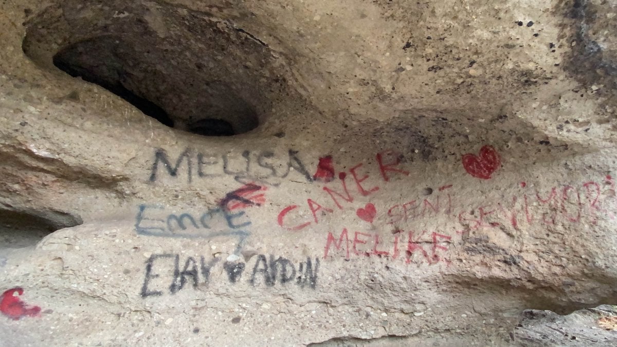 Tekkeköy Mağaraları, harabeye döndü #9