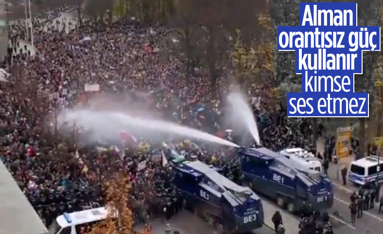 Almanya'da koronavirüs kısıtlamaları protesto edildi