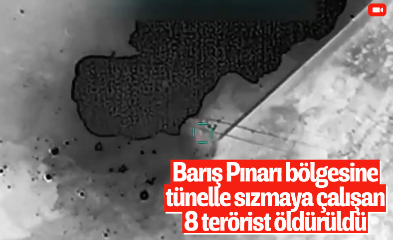 Barış Pınarı bölgesinde 8 PKK/YPG’li terörist öldürüldü