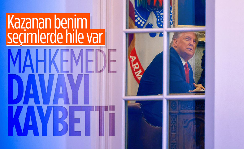 Donald Trump'ın ekibi, Pensilvanya'da açtığı davayı kaybetti