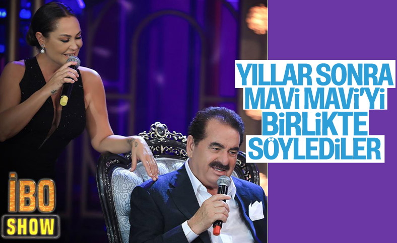İbrahim Tatlıses ile Hülya Avşar'dan yıllar sonra 'Mavi Mavi' düeti