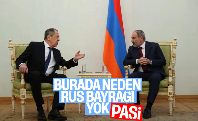 Rusya - Ermenistan görüşmesinde bayrak krizi