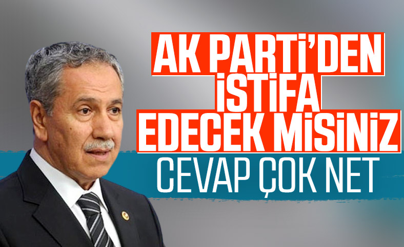 Bülent Arınç: AK Parti'den neden istifa edeyim