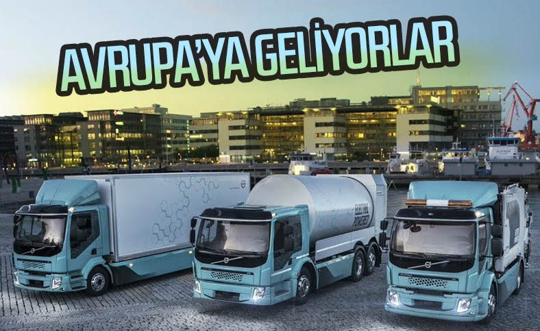 Volvo, elektrikli kamyonlarıyla Avrupa'ya geliyor