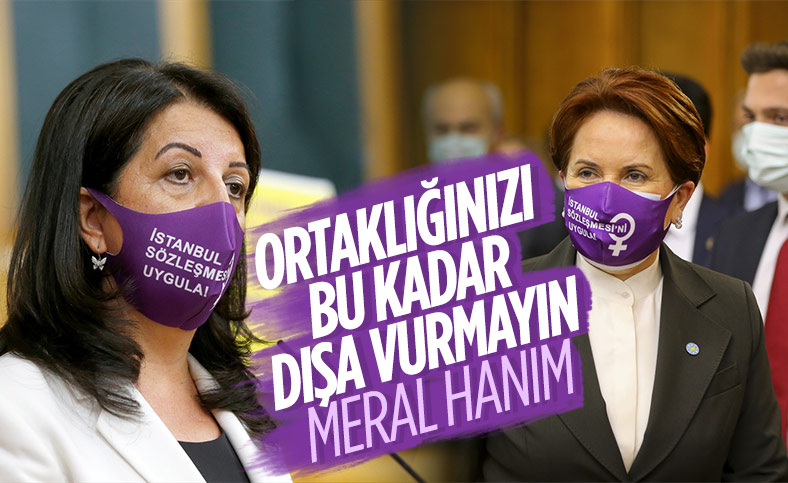 Meral Akşener ve Pervin Buldan, grup toplantılarına aynı maskeyle geldi