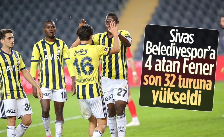Fenerbahçe Türkiye Kupası'nda 4 golle turladı