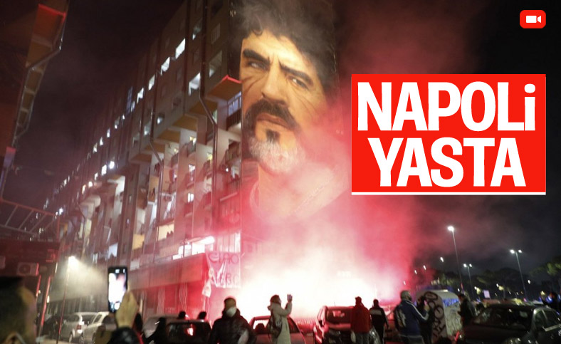 Maradona'nın ölümü, Napoli'yi yasa boğdu