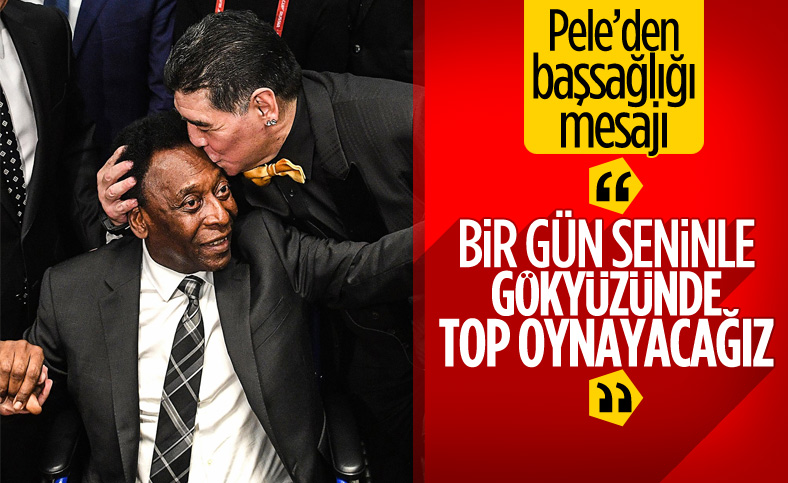 Pele'den Maradona için başsağlığı mesajı