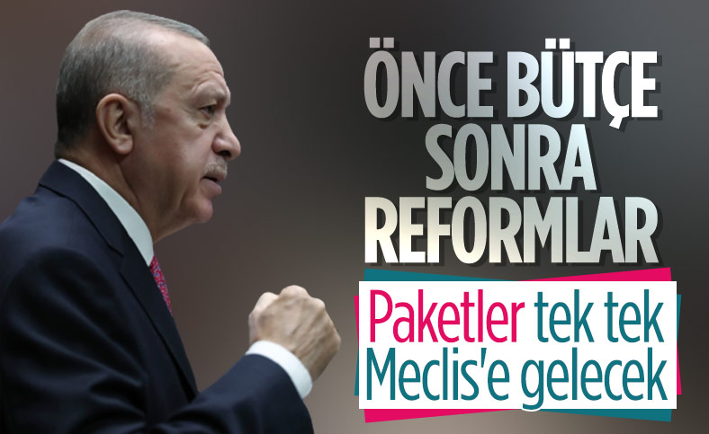 Cumhurbaşkanı Erdoğan: Bütçe sonrası reformlar gelecek