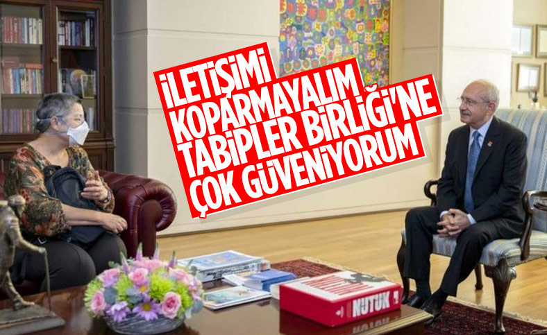 Tabipler Birliği ile Kemal Kılıçdaroğlu güven tazeledi