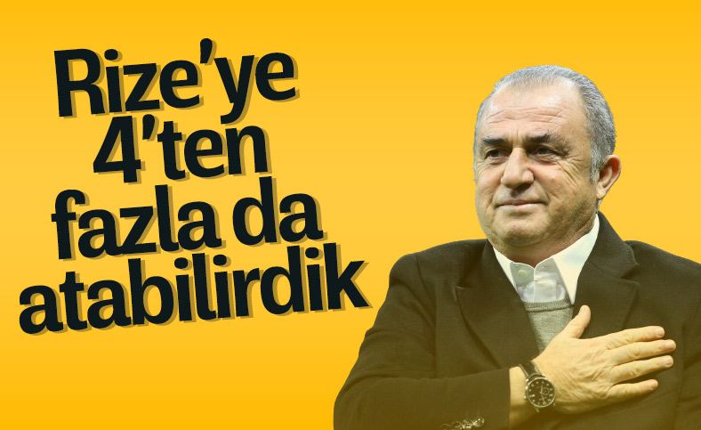 Fatih Terim: Bütün oyuncularımı tebrik ediyorum