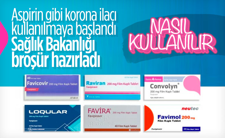 Sağlık Bakanlığı, koronavirüs ilaçlarının doğru kullanımı için broşür hazırladı