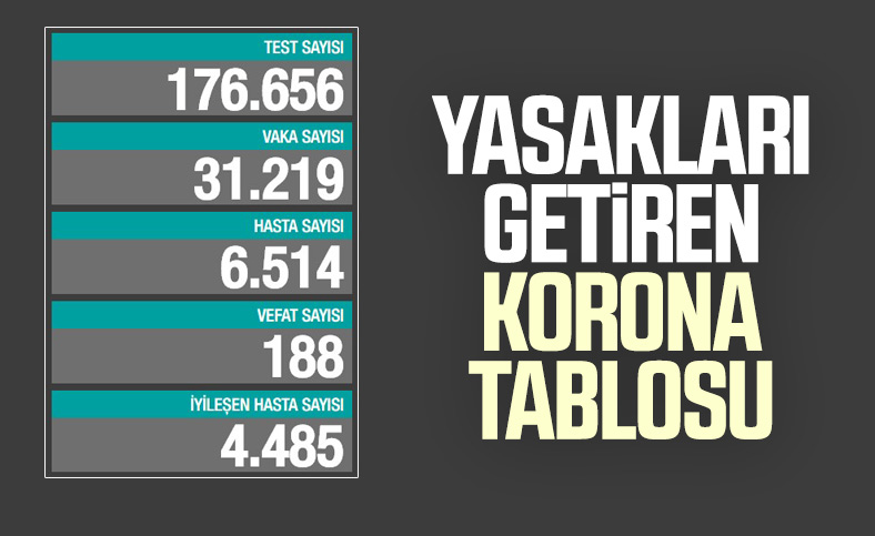 30 Kasım Türkiye'de koronavirüs bilançosu