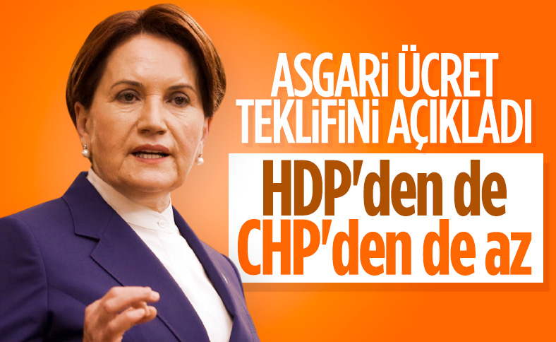 Meral Akşener: Brüt asgari ücreti 3000 liraya çıkaralım