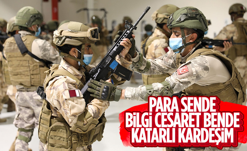 Milli Savunma Bakanlığı'ndan Katarlı komandolara eğitim