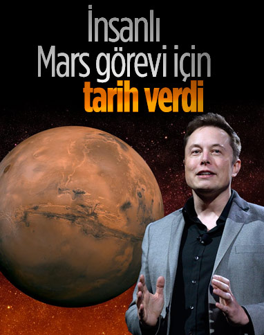 Elon Musk: 6 yıl içinde Mars'a insan göndereceğiz