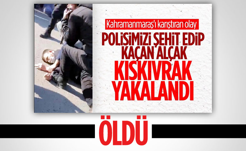 Kahramanmaraş’ta polisi şehit eden katil zanlısı öldü