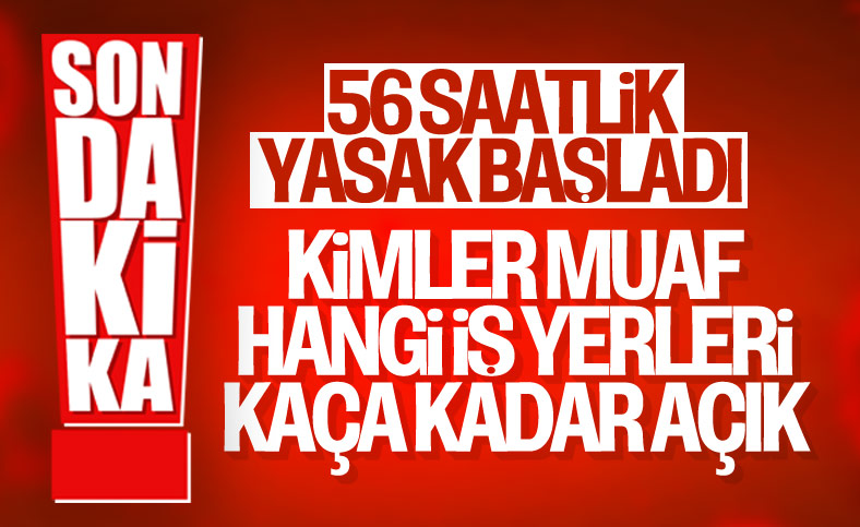 Hafta sonu uygulanacak yasakla ilgili tüm detaylar