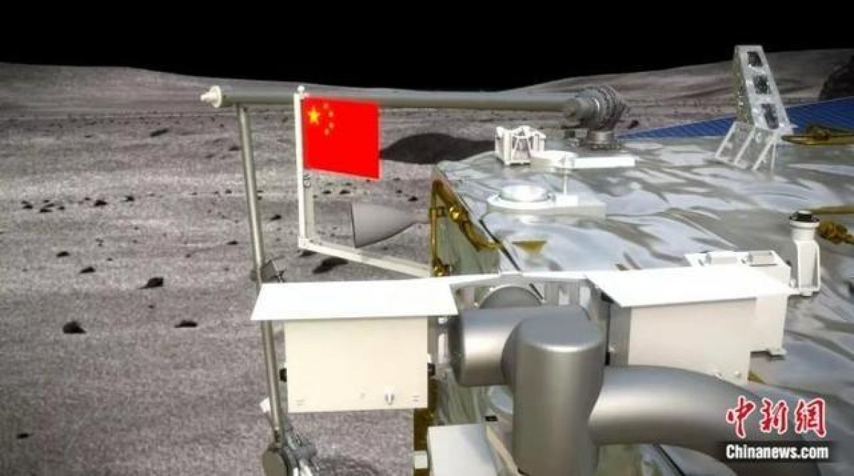 China planted a flag on the Moon # 2